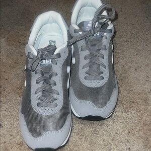 New Balance Gray and White Men's Athletic Sneakers